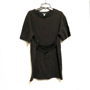 Silence and noise corset- tie T-shirt dress